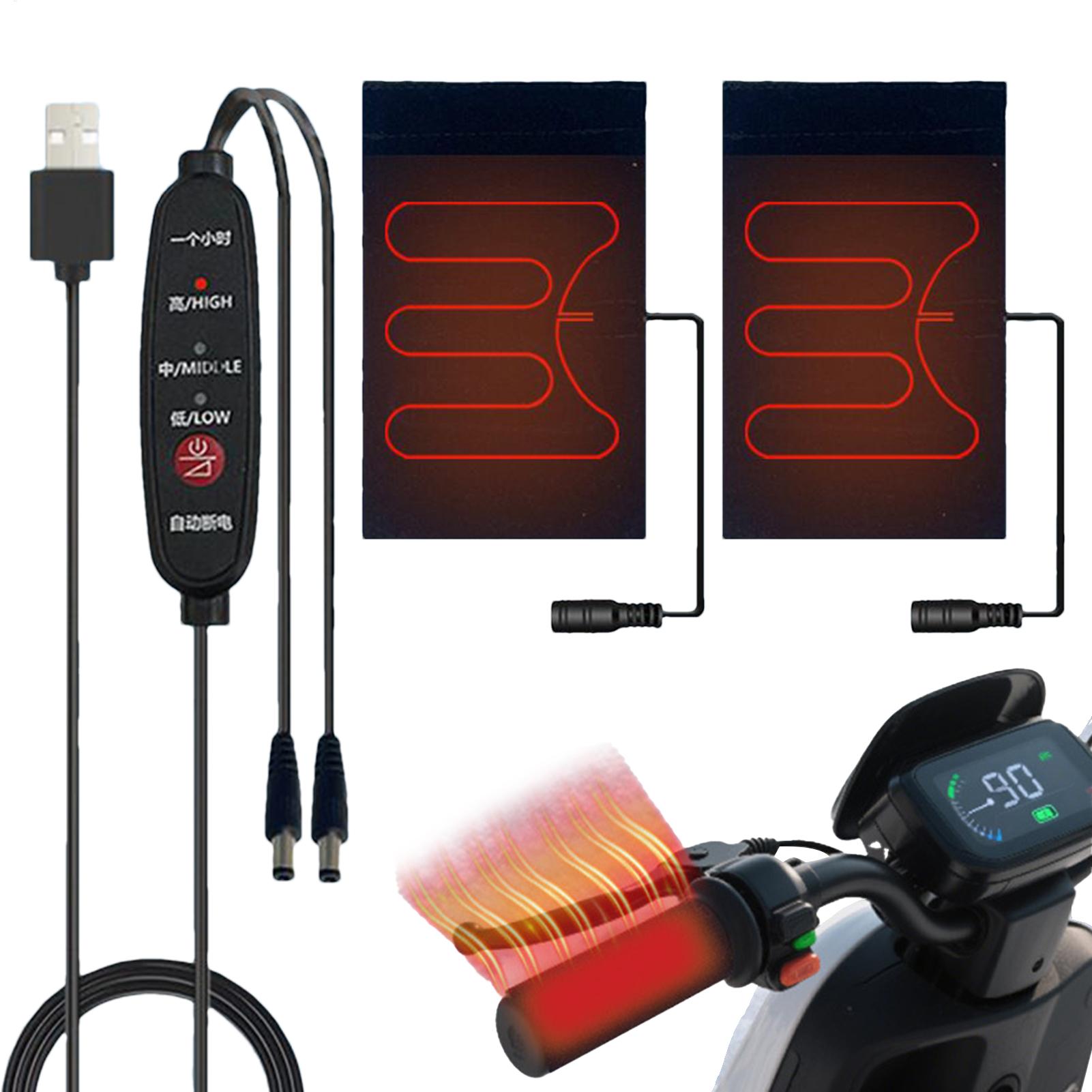 5V Heated Motorcycle Grips USB - đánh giá và giá Handlebar Grip Heated